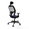 Office Chair with Headrest Jorquera Piqueras y Crespo 1D036G1 Navy Blue