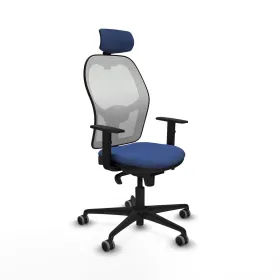 Office Chair with Headrest Piqueras y Crespo 1D036G2 Navy Blue