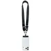 Karl Lagerfeld Universal Crossbody Strap Tether Patch Choupette Metal Logo - Universal Phone Strap / Lanyard (Black)