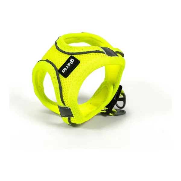 Dog Harness Gloria Air Mesh Trek Star Yellow Size XXXS (18-20 cm)