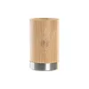 Toothbrush Holder DKD Home Decor Natural Bamboo polypropylene 7 x 7 x 11 cm