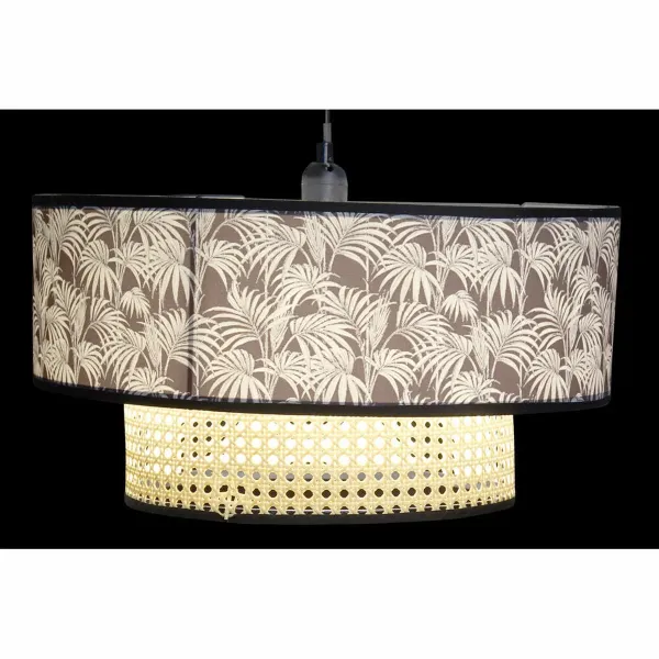 Ceiling Light DKD Home Decor 40W Natural Black (46 x 46 x 25 cm)