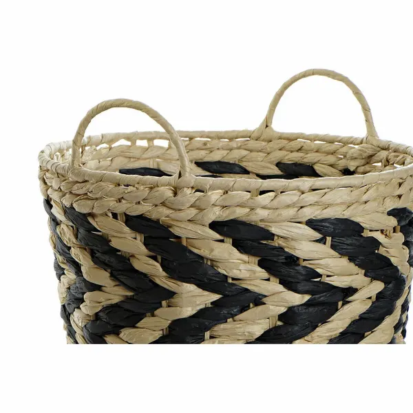 Basket set DKD Home Decor Fibre (40 x 40 x 35 cm)