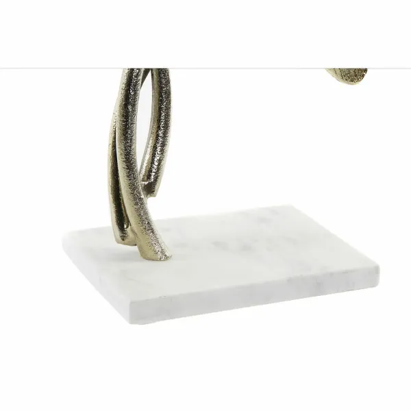 Decorative Figure DKD Home Decor Aluminium Marble (30 x 10 x 44 cm)