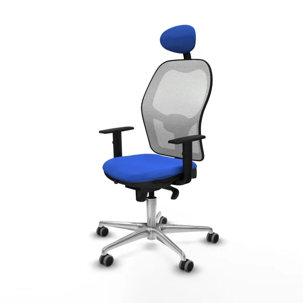 Office Chair with Headrest Jorquera Piqueras y Crespo 1D086G1 Blue