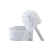 Toilet Brush DKD Home Decor White Natural Metal Resin Natural rubber Marble Scandi 30 x 40 cm 10,3 x 10,3 x 38 cm