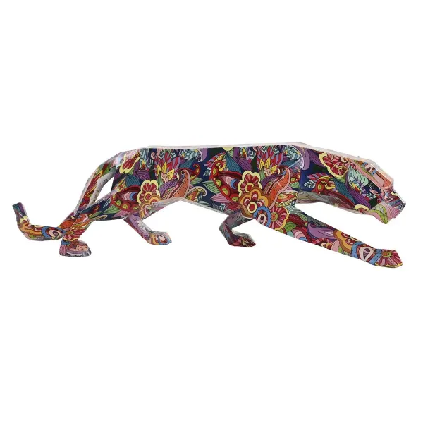 Decorative Figure DKD Home Decor Resin Panther Modern (47,5 x 11 x 13 cm)