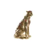 Decorative Figure DKD Home Decor Leopard Resin Colonial (25,5 x 17 x 33 cm)