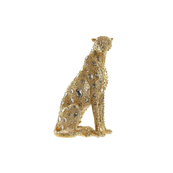 Decorative Figure DKD Home Decor Leopard Resin Modern (23,5 x 15 x 37 cm)