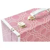 Set of decorative boxes DKD Home Decor Canvas Wood (40 x 31 x 15 cm)