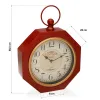 Wall Clock Versa rED Metal (28 x 8 x 40 cm)