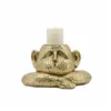 Candleholder DKD Home Decor Golden Resin 21 x 15 x 12 cm