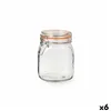 Glass Jar Quid New Canette Transparent Glass (1L) (Pack 6x)