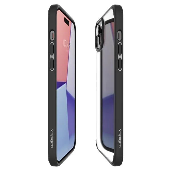 Spigen Ultra Hybrid - Case for iPhone 15 (Matte Black)