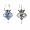 Ceiling Light DKD Home Decor 25 x 25 x 49 cm Crystal Metal Multicolour 25 x 25 x 40 cm 50 W (2 Units)