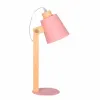 Desk lamp DKD Home Decor Green Pink Natural Wood Metal 50 W 220 V 18 x 20 x 45 cm 15 x 20 x 50 cm (2 Units)