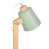 Desk lamp DKD Home Decor Green Pink Natural Wood Metal 50 W 220 V 18 x 20 x 45 cm 15 x 20 x 50 cm (2 Units)