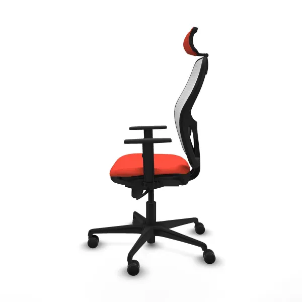Office Chair with Headrest Piqueras y Crespo 1D036N2 Dark Orange