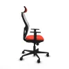 Office Chair with Headrest Piqueras y Crespo 1D036N2 Dark Orange