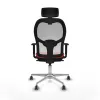 Office Chair with Headrest Piqueras y Crespo 1D086G2 Dark Orange