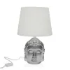 Desk lamp Versa Silver Buddha Porcelain (21 x 33 x 21 cm)