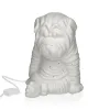 Desk lamp Versa Dog Porcelain (17,1 x 19,6 x 15 cm)