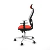 Office Chair with Headrest Piqueras y Crespo 1D086N2 Dark Orange