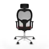 Office Chair with Headrest Piqueras y Crespo 1D086N2 Dark Orange