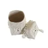 Basket set DKD Home Decor White Bamboo Shells (24 x 24 x 30 cm) (3 Pieces)