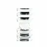 Candleholder DKD Home Decor 6 x 6 x 28 cm Crystal Black Transparent