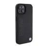 BMW Leather Hot Stamp MagSafe - Case for iPhone 15 Plus (black)