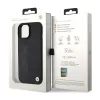 BMW Leather Hot Stamp MagSafe - Case for iPhone 15 Plus (black)