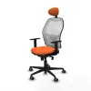 Office Chair with Headrest Jorquera Piqueras y Crespo 1D036G1 Orange