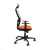 Office Chair with Headrest Jorquera Piqueras y Crespo 1D036G1 Orange