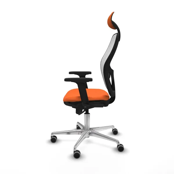 Ofiso kėdė su atrama galvai Piqueras y Crespo 2D086G1 Oranžinė