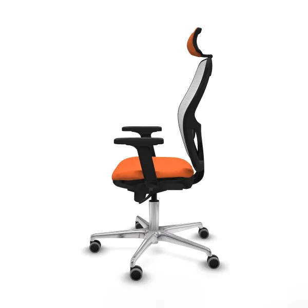 Office Chair with Headrest Piqueras y Crespo 2D086G2 Orange