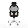 Office Chair with Headrest Piqueras y Crespo 2D086G2 Orange