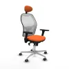Ofiso kėdė su atrama galvai Piqueras y Crespo 3D086G1 Oranžinė