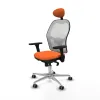 Ofiso kėdė su atrama galvai Piqueras y Crespo 3D086G1 Oranžinė