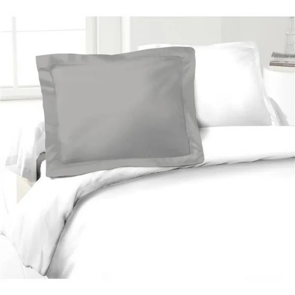 Pillowcase Lovely Home 100% cotton Light grey 50 x 70 cm