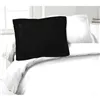 Pillowcase Lovely Home 100% cotton Black 50 x 70 cm