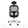 Office Chair with Headrest Jorquera Piqueras y Crespo 1D086N1 Red