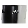 Umbrella stand DKD Home Decor 19 x 47 cm White Black Steel Umbrella 19 x 19 x 47 cm (2 Units)