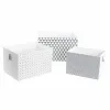 Set of decorative boxes DKD Home Decor (37 x 28 x 23 cm)