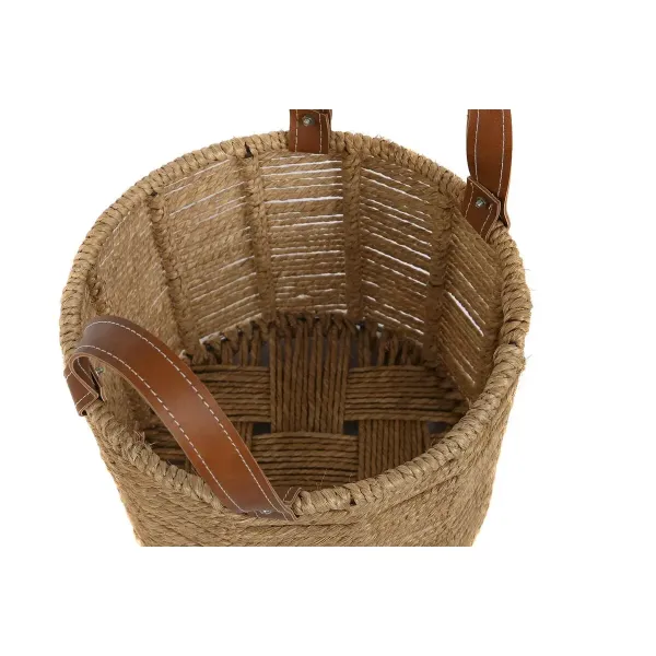 Basket set DKD Home Decor 32 x 32 x 26 cm Metal Rope 32 x 32 x 39 cm Boho