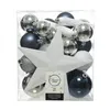 Christmas Baubles Decoris 33 Pieces Plastic