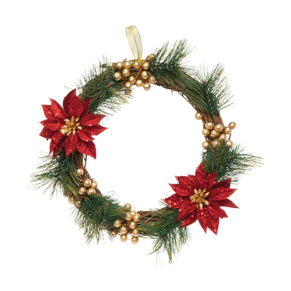 Advent wreathe Everlands 680452 Green (Ø 50 cm)