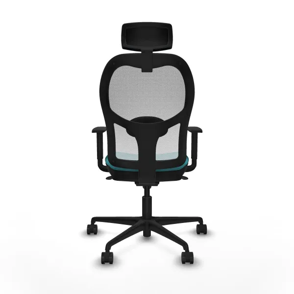 Office Chair with Headrest Piqueras y Crespo 1D036N2 Turquoise