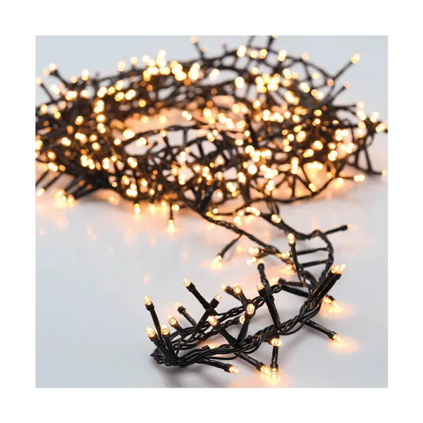 Wreath of LED Lights White (14 m)