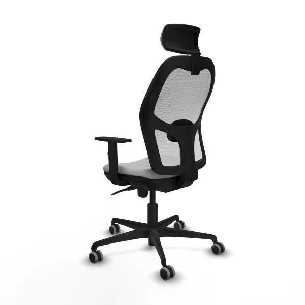 Office Chair with Headrest Piqueras y Crespo 1D036G2 Light grey